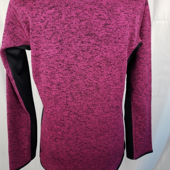 Marc New York Lightweight Zip Front Purple & Black Heathered Pockets Jacket Sz M - Picture 9 of 15